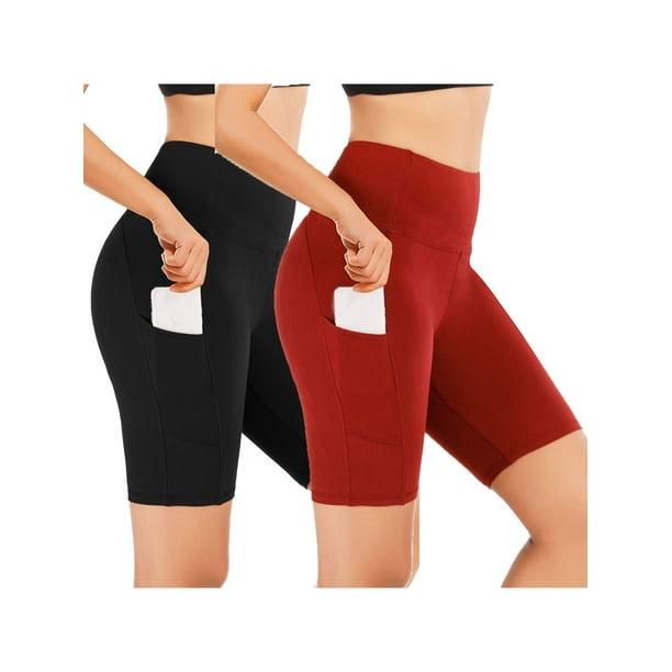 coastal rose Womens High Waist Workout Shorts Tummy Control Yoga Shorts 4 Training Bike Shorts with Inner Pocket coastal rose Womens High Waist Workout Shorts Tummy Control Yoga Shorts 4 Training Bike Shorts with Inner Pocket